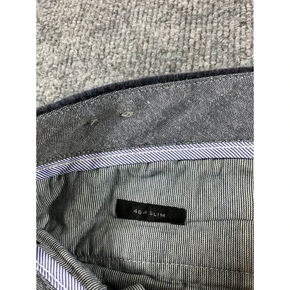 J Crew 484 Slim Pants Mens 32x30 Stretch Chino Dark Grey Casual Preppy Flat Fron